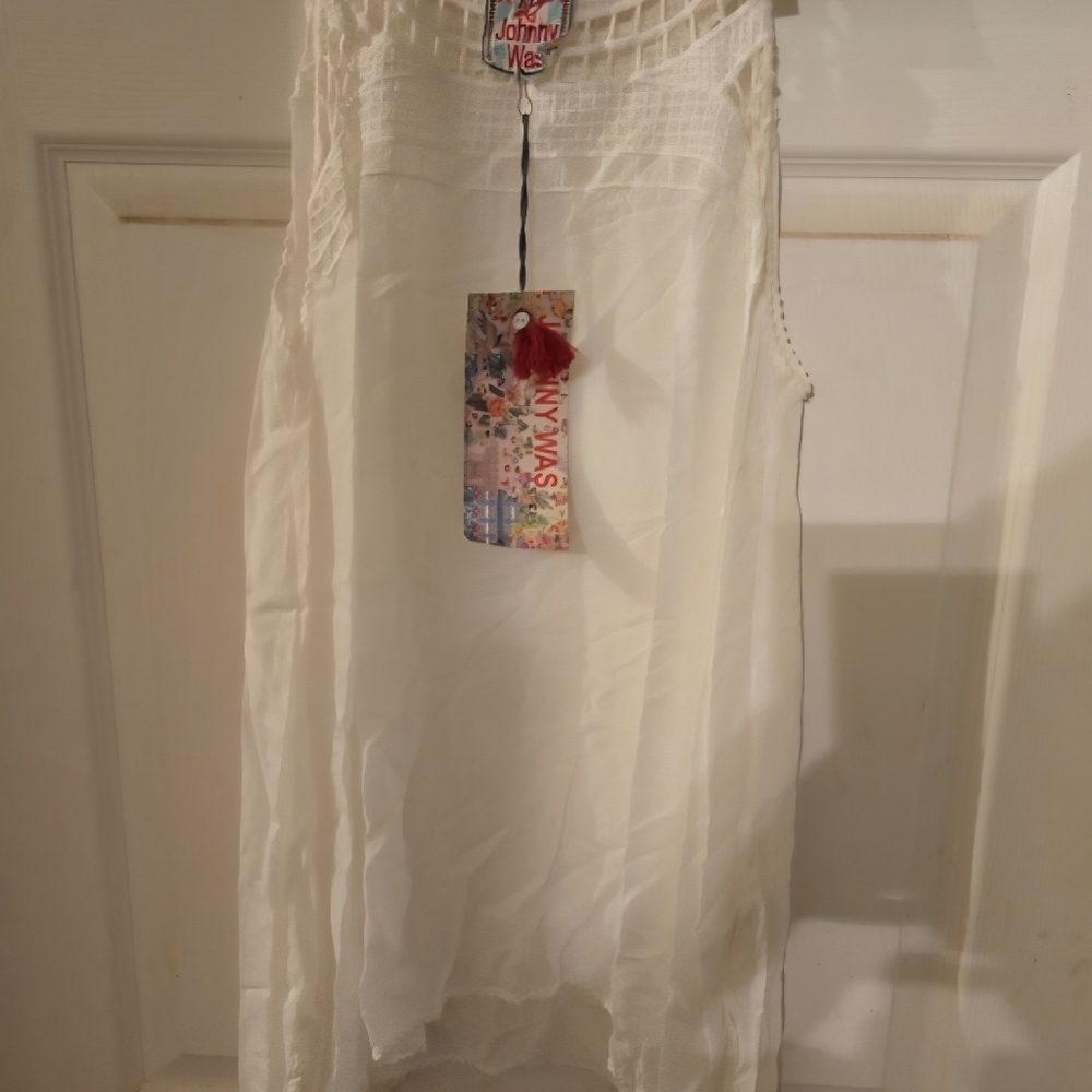 #4 Johnny Was White Women's Skirt